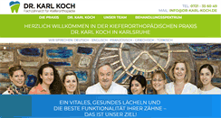 Desktop Screenshot of dr-karl-koch.de